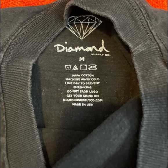 Diamond Supply Co.Black Long Sleeves graphic tee.Size M - Picture 9 of 10